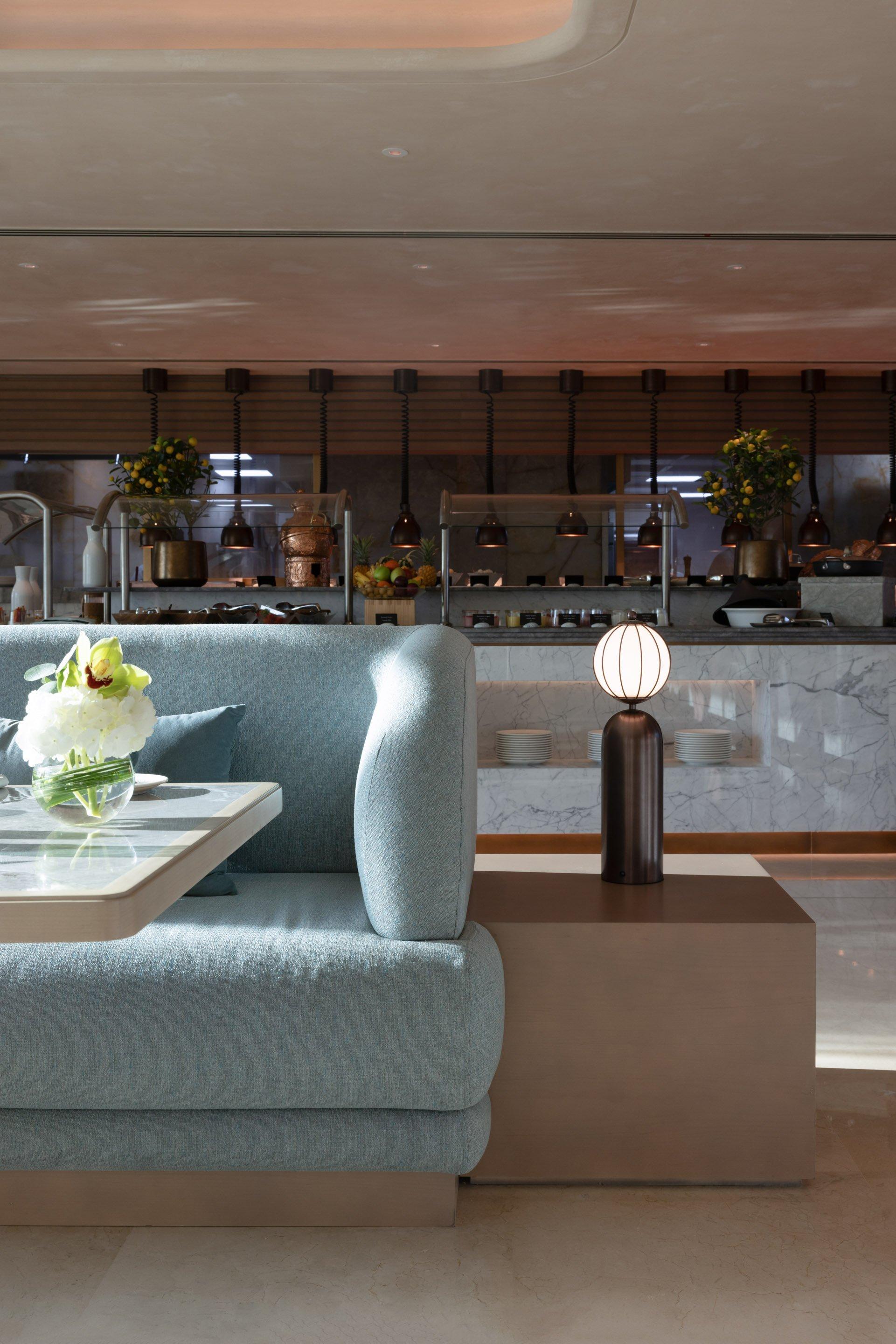 Farriers restaurant in The Meydan Hotel